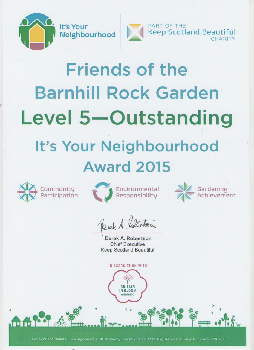 It's your neighbourhood outstanding award 2015