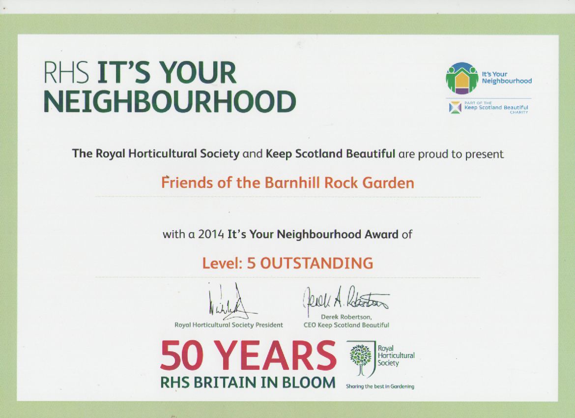 It's your neighbourhood outstanding award 2014