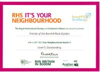 It's your neighbourhood Outstanding achievement 2011