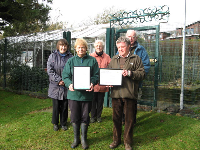 IYN certificates and garden team 2014