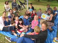 Storytelling at the Barnhill Rock Garden 2014